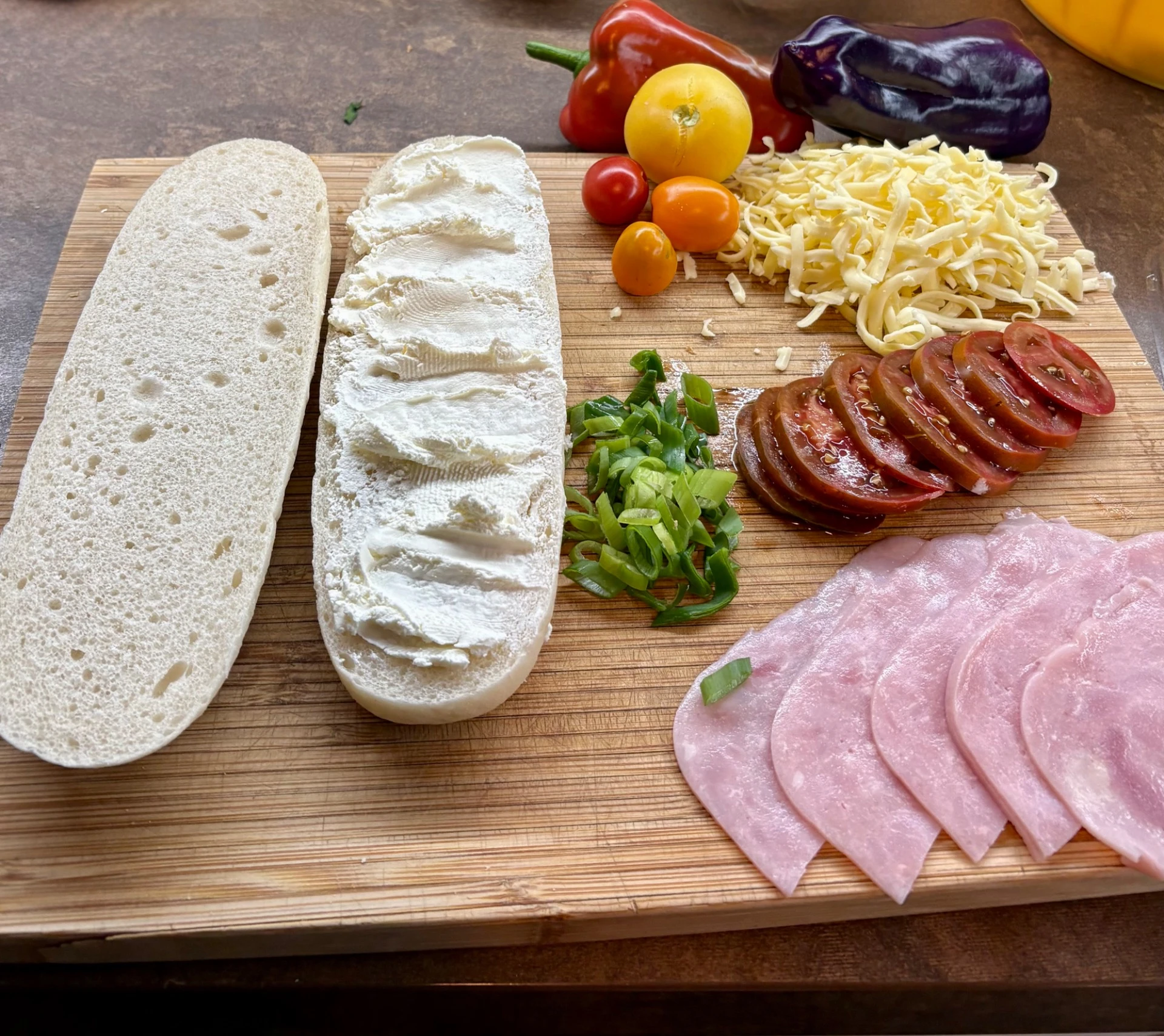 Příprava panini